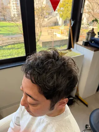 カラー パーマ メンズ Klèa クレア所属・樋口 功樹のヘアスタイル