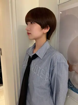 ショート riria/ボブ /ブラウンカラー🎀のヘアスタイル