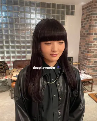 ロング カラー MARIO HAIR DESIGN所属・艶カラー/カット 🌒Ameriのヘアスタイル