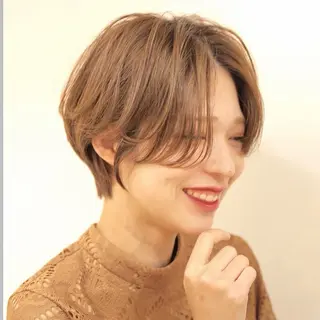 ショート yuka♡/ショート カット/暖色カラーのヘアスタイル