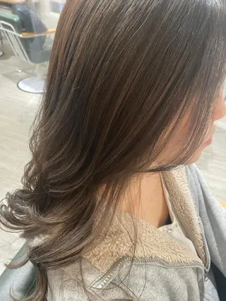 ロング カラー 福薗 ななのヘアスタイル