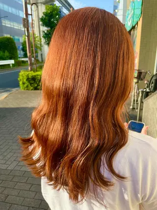 セミロング カラー 🦋NAKAMURA 🦋のヘアスタイル