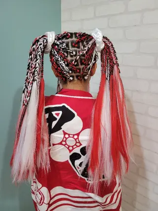 ヘアアレンジ キッズ ロング Hair Stylist MAFUYU所属・ハイライト/カラー ⭐中村真冬のヘアスタイル