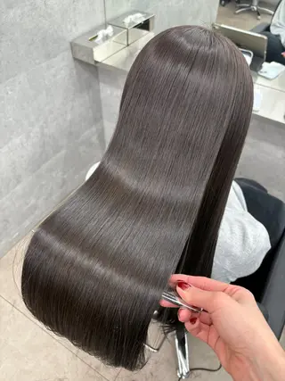 ロング カラー 髪質改善/韓国 レイヤー/店長/原島のヘアスタイル