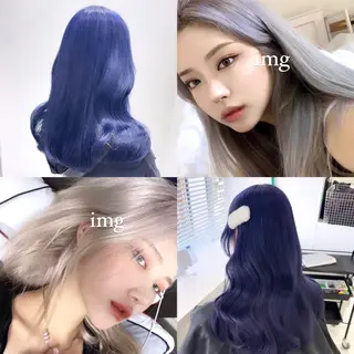 ロング カラー ヘアアレンジ 𝘳𝘺𝘰𝘬𝘢 髪質改善／ブリーチのヘアスタイル