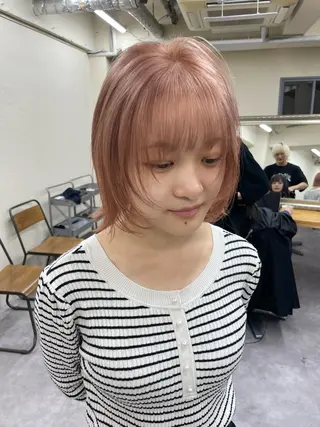 ショート カラー Neolive Luca　御茶ノ水店所属・透明カラー/韓国風 Subaruのヘアスタイル