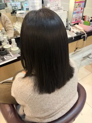 ミディアム ブリーチカラー/鶴川 /ハイトーン/あいのヘアスタイル