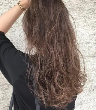 ロング カラー パーマ ヘアアレンジ メンズ キッズ ネイル マツエク・マツパ 架空〜KAQU〜所属・【clan】 NOGAMIのヘアスタイル