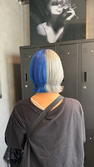 ミディアム BUCKS所属・坂谷 BUCKS/縮毛矯正のヘアスタイル