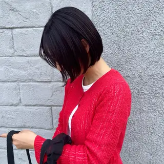 ショート ROCAReTA FOR HAIR 千本丸太町店所属・なかがきはな/ボブ/ レイヤー/パーマのヘアスタイル