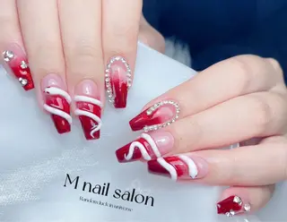 ネイル M🌷nail 長さだし専門店のネイルデザイン
