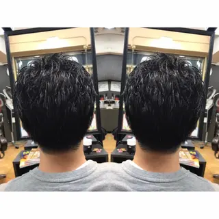 パーマ メンズ 🫧透け感⋆艶髪💎 山口アヤカのヘアスタイル