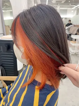 セミロング カラー 🌸花屋併設🌸寺島 秀美のヘアスタイル