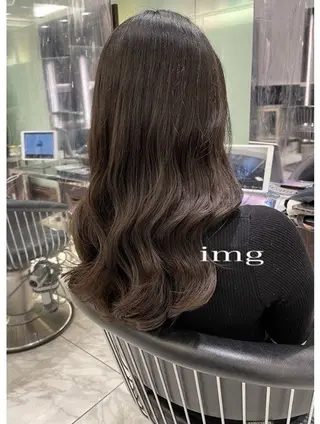 ロング パーマ 似合わせカットカラー 🤍🎀honokaのヘアスタイル