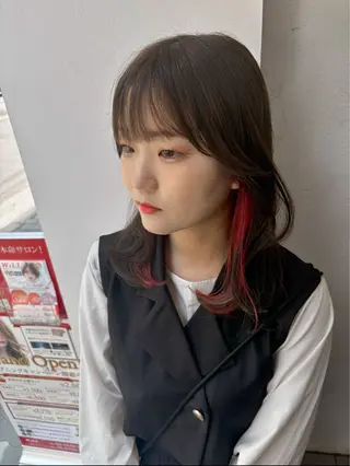 セミロング 🌼韓国ヘア🌼 田中義也のヘアスタイル