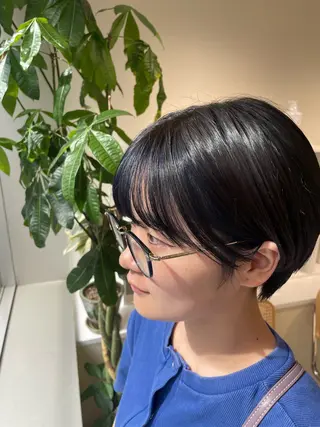 ショート カラー 🩰ニシムラヒカリ 半個室salon♡*のヘアスタイル