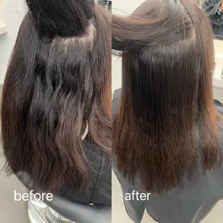 パーマ くすみカラー/縮毛 ayukaのヘアスタイル