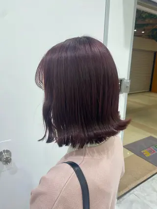 ミディアム ガーリー♡女の子っぽ ヘア♡ピンクカラー♡のヘアスタイル