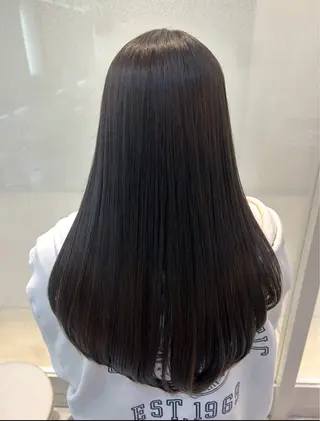 ロング パーマ パーソナルな髪質改善 縮毛矯正ササキナツミのヘアスタイル