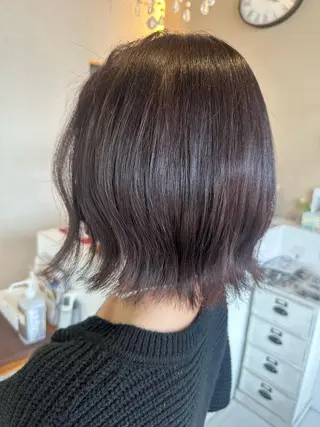 ミディアム ツヤ髪質改善 💜れいな💜のヘアスタイル