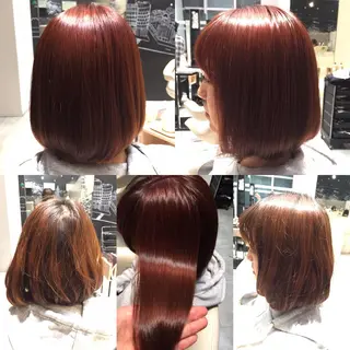 ミディアム セミロング カラー Re:ta KANZOのヘアスタイル