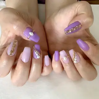 ネイル 💎🐰 saki. m 🐰💎のネイルデザイン