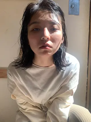 ミディアム 嶋 隆文のヘアスタイル