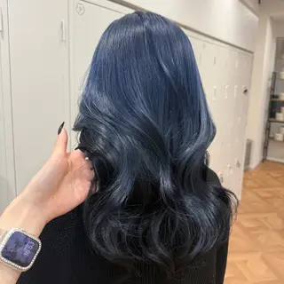 ロング カラー ヘアアレンジ キヨミ 韓国レイヤーカットのヘアスタイル