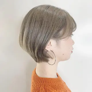 ショート カラー ヘアアレンジ レイヤーカット/艶髪 🎀笠原 優花🎀のヘアスタイル
