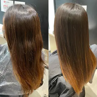 ロング biscohair 髪にドラマを。のヘアスタイル