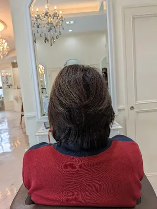 ミディアム カラー Salon de with根本博史のヘアスタイル