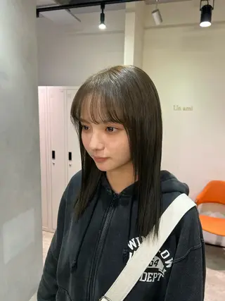 ミディアム AI /暖色カラー /ゆるふわstyleのヘアスタイル