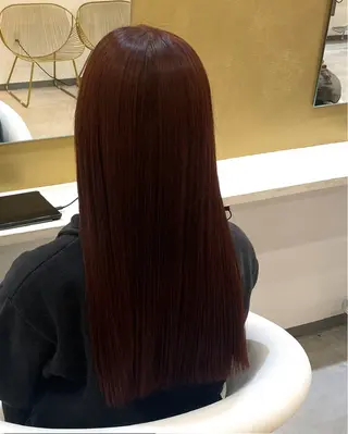 ロング カラー 小西 由季乃のヘアスタイル