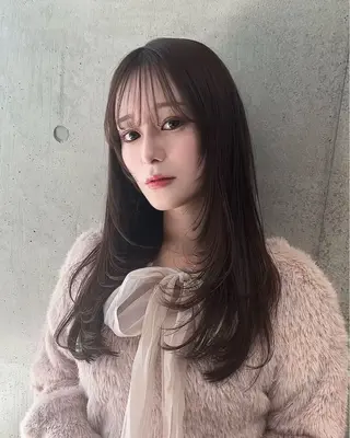 ミディアム カラー 🌫️大人韓国ヘア 🌫️naoyaのヘアスタイル