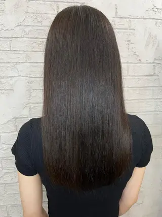ロング カラー 🪽髪質改善ストレー ト🤍美羽🤍のヘアスタイル