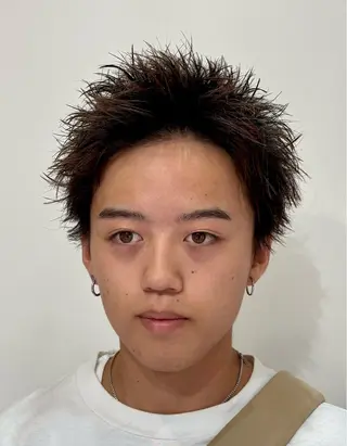 ショート メンズ 【店長】メンズ職人 短髪　ハイトーン🔥のヘアスタイル