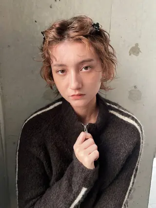 ミディアム パーマ sano rikitoのヘアスタイル