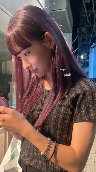 カラー miyu / 透明感カラーのヘアスタイル