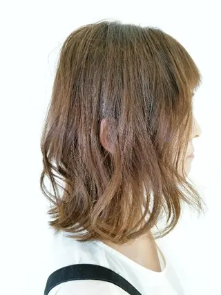 ミディアム 髪質改善/ハイライト 小林秀樹のヘアスタイル