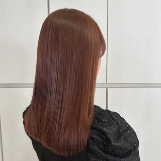 セミロング カラー 🎀艶カラー🎀 大林未侑のヘアスタイル