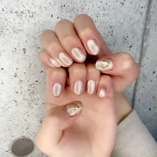 ミディアム カラー パーマ ヘアアレンジ メンズ キッズ ネイル マツエク・マツパ アイブロウ Salon Ｋのネイルデザイン