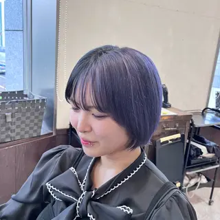 ショート 西 沙菜/トレンド カラー/透明感カラーのヘアスタイル