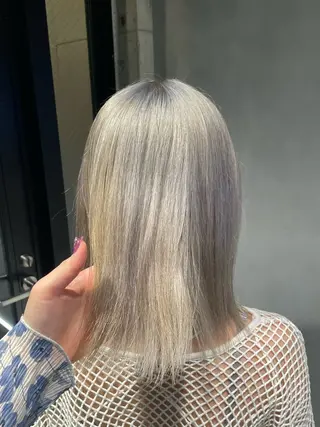 カラー 暖色/ハイトーン/ カラー/HBLのヘアスタイル