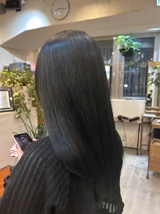 セミロング TSUMUGI ／縮毛矯正🎀✨️のヘアスタイル