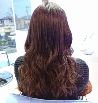 セミロング カラー ヘアアレンジ 小林 伸行のヘアスタイル