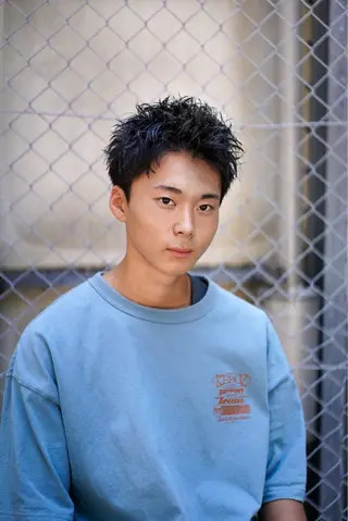 ショート パーマ メンズ SPINOFF SHIFT所属・りゅう せいのヘアスタイル