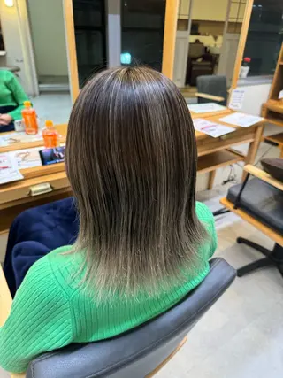 セミロング HAIR POCKET ritta所属・城下 颯世のヘアスタイル