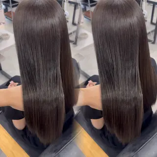 ロング カラー 赤み無し柔らかカラー 【梅田】madokaのヘアスタイル