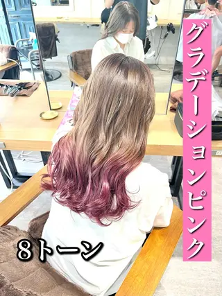 ロング カラー 艶髪カラー 渡辺岳也のヘアスタイル