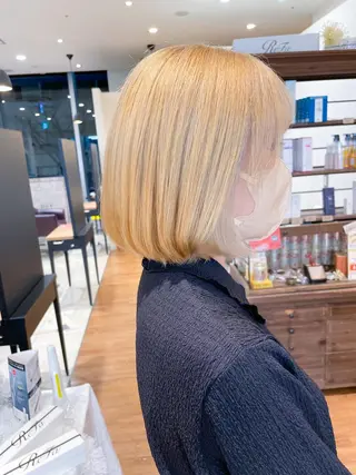 ショート カラー 髪質改善/ブリーチ 田代 龍我のヘアスタイル